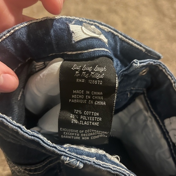 Cowgirl Hardware 3T Double Ruffle Bell Bottoms Western Rodeo - Picture 3 of 4